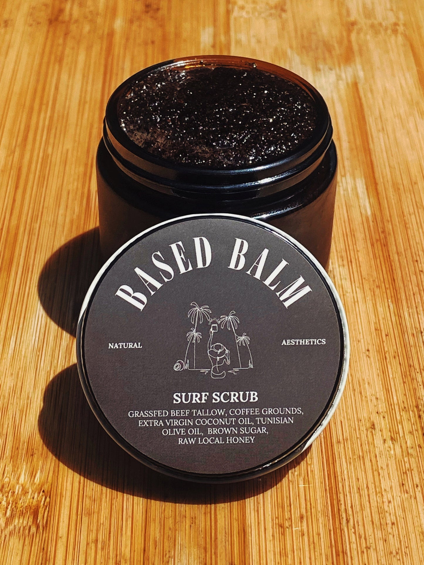 Based Balm’s Surf Scrub (Tallow Coffee Exfoliant)