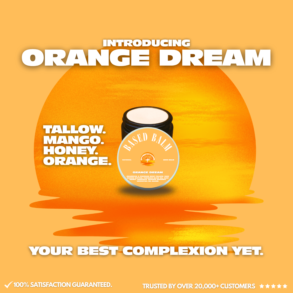 NEW Based Balm’s Orange Dream Whipped Skin Balm