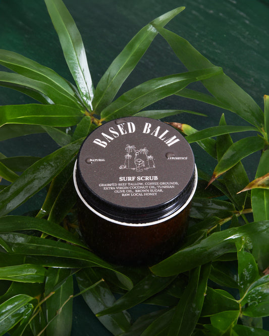 Based Balm’s Surf Scrub (Tallow Coffee Exfoliant)